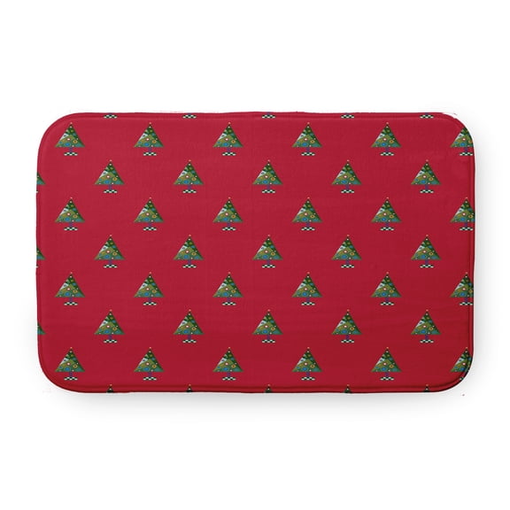 Simply Daisy Crazy Christmas Pet Feeding Mat for Dogs and Cats