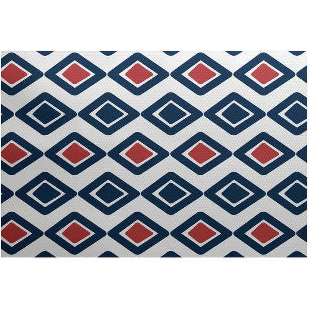 Simply Daisy, Criss Cross, Geometric Print Pillow