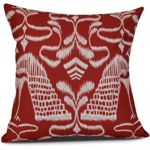 Simply Daisy, Crown, Animal Print Outdoor Pillow,