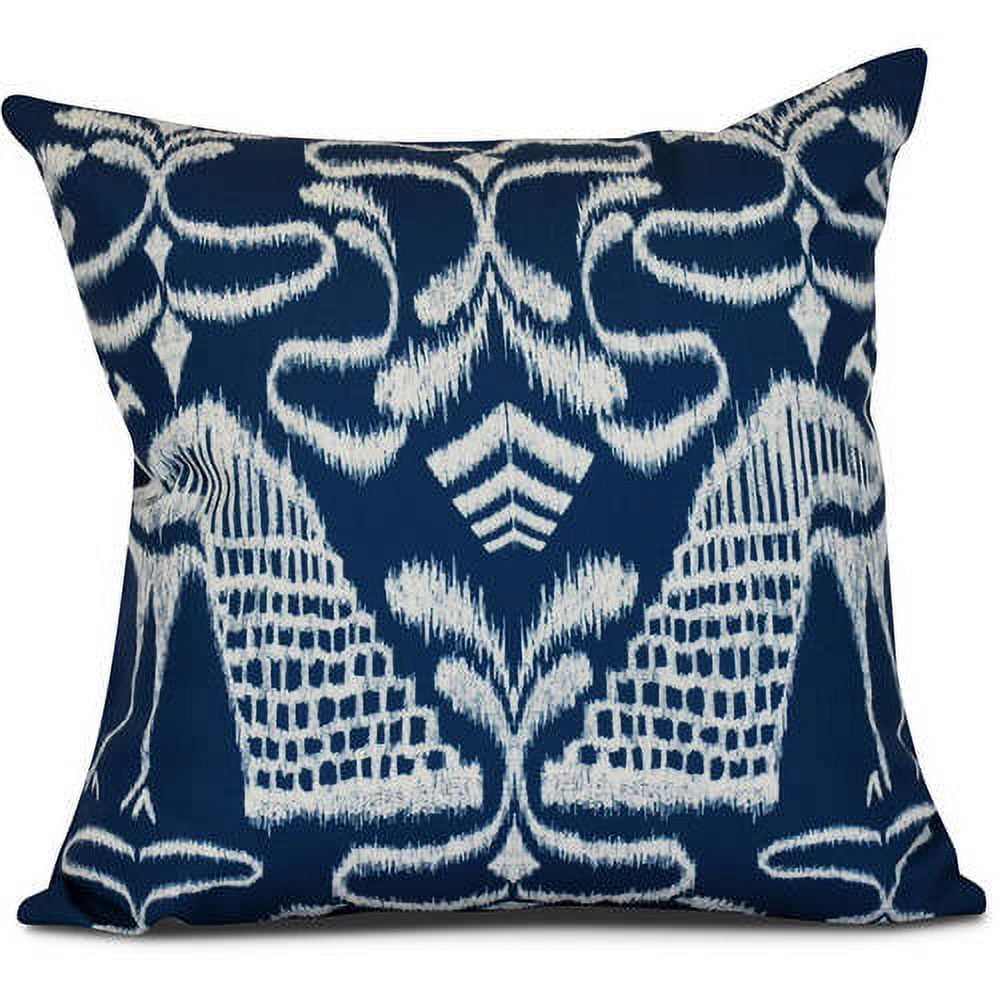 Simply Daisy, Crown, Animal Print Outdoor Pillow,