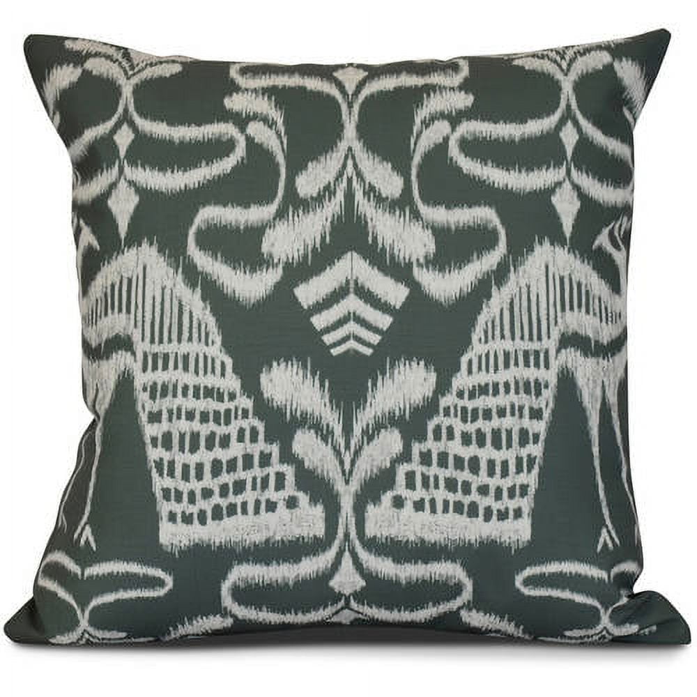 Simply Daisy, Crown, Animal Print Outdoor Pillow,