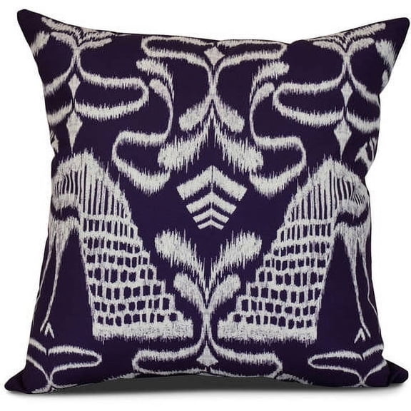 Simply Daisy, Crown, Animal Print Outdoor Pillow,