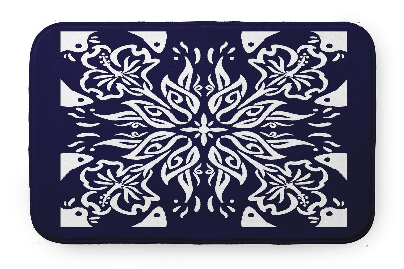 Simply Daisy Cuban Tile Pet Feeding Mat for Dogs and Cats