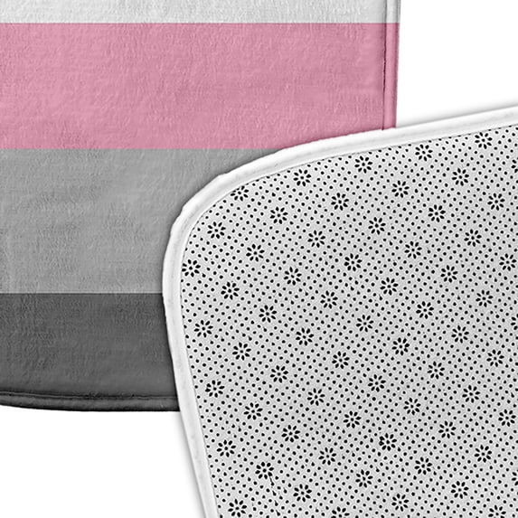 Simply Daisy Demi Girl Flag Plush Microfiber Foam BathMat