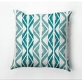 thumbnail image 1 of Simply Daisy Diamond Graffiti Decorative Throw Pillow, Blue/Green/White, 18 in x 18 in, 1 of 1