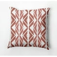 thumbnail image 1 of Simply Daisy Diamond Graffiti Decorative Throw Pillow, Brown/White, 16 in x 16 in, 1 of 1