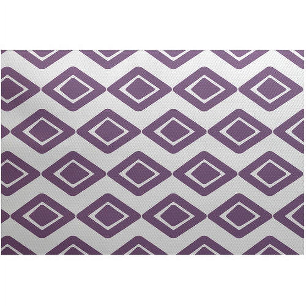 Simply Daisy, Diamond Jill, Geometric Print Indoor/Outdoor Pillow