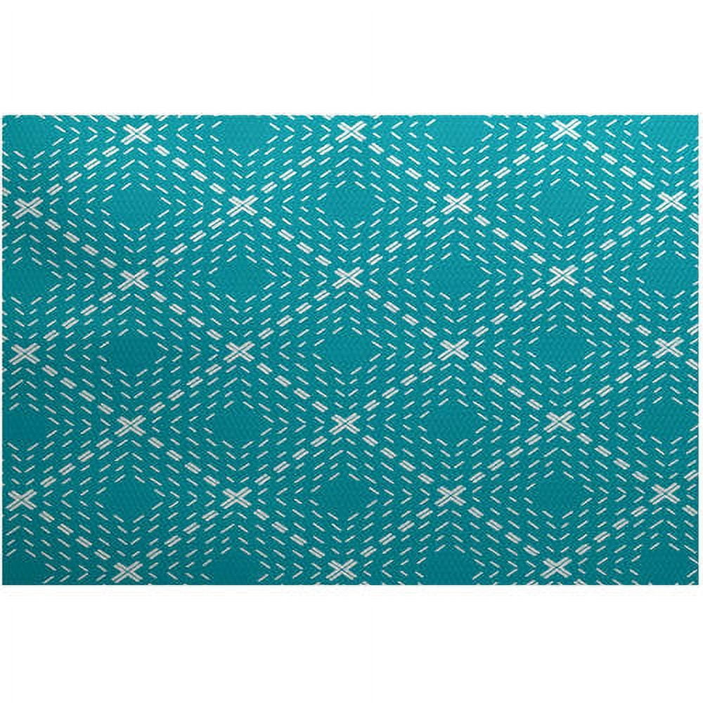 Simply Daisy, Diamond Jill, Geometric Print Indoor/Outdoor Pillow