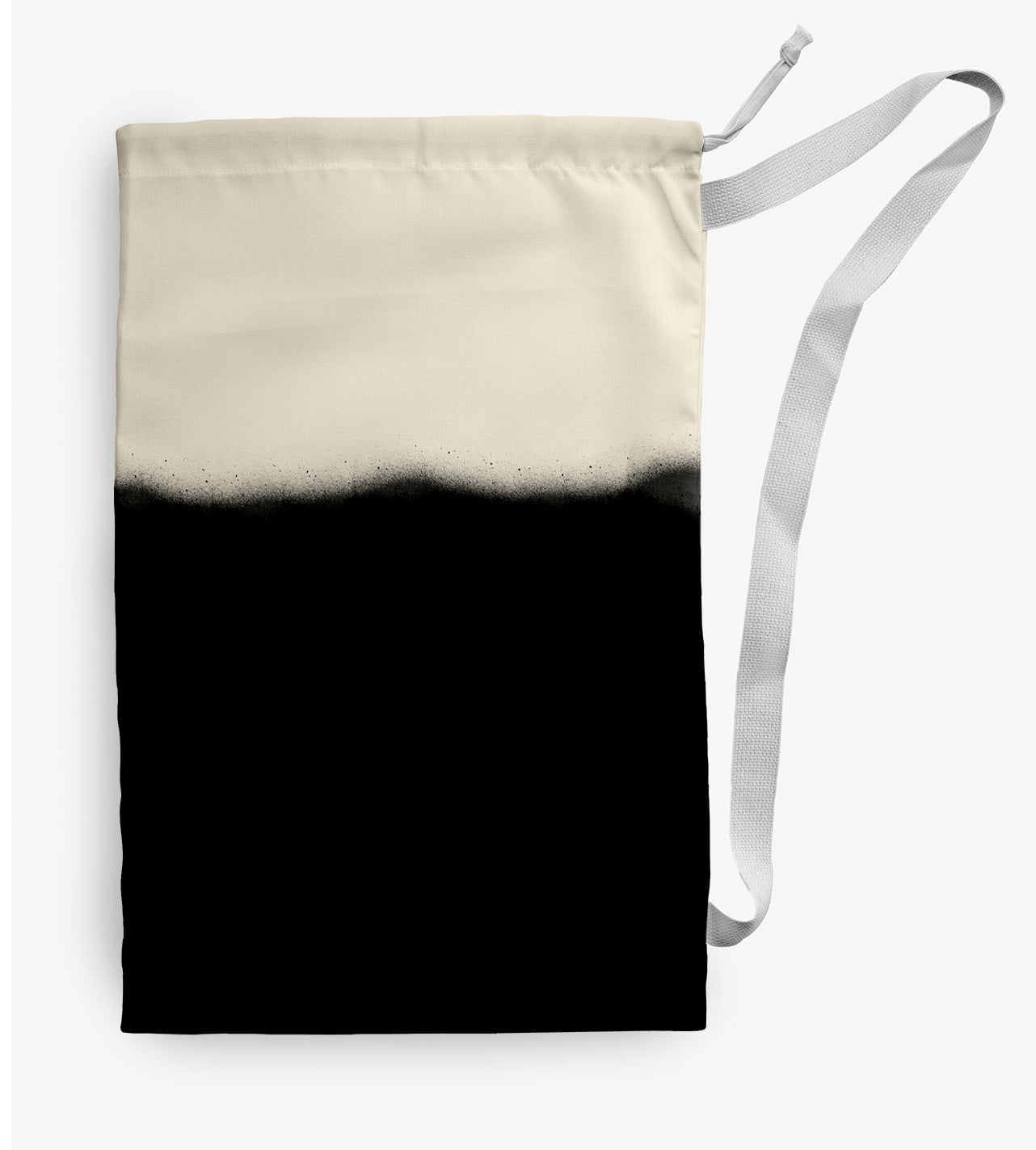Simply Daisy Dip -Dye 18 x 29 in Black Laundry Bag