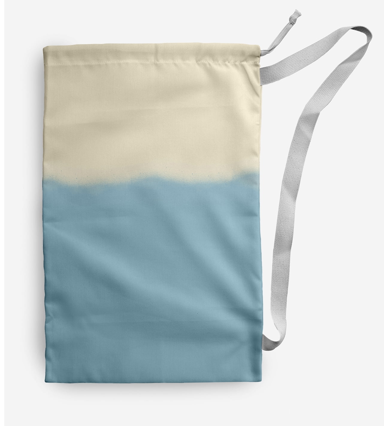 Simply Daisy Dip -Dye 28 x 36 in Blue Laundry Bag