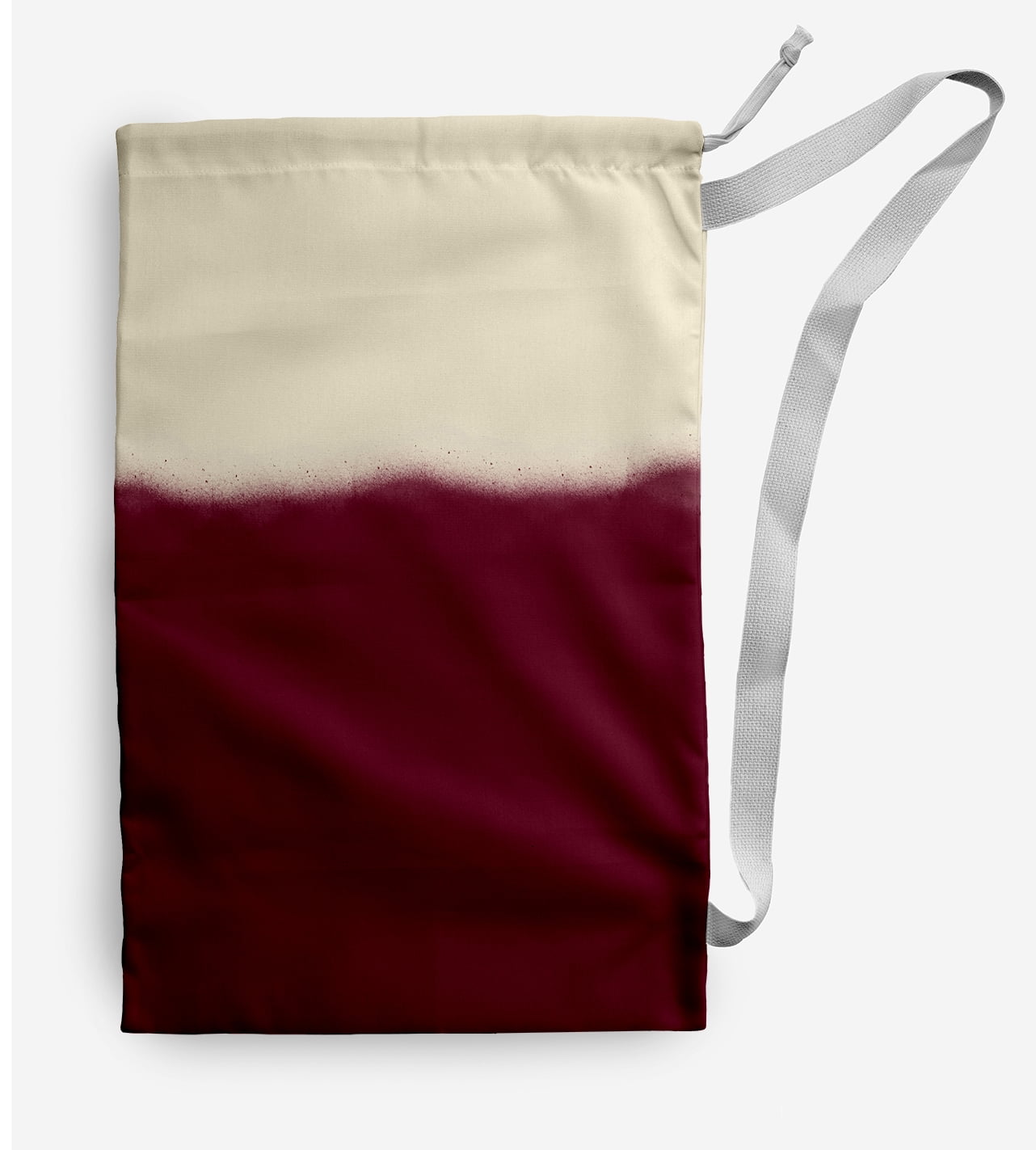 Simply Daisy Dip -Dye 28 x 36 in Cranberry Laundry Bag