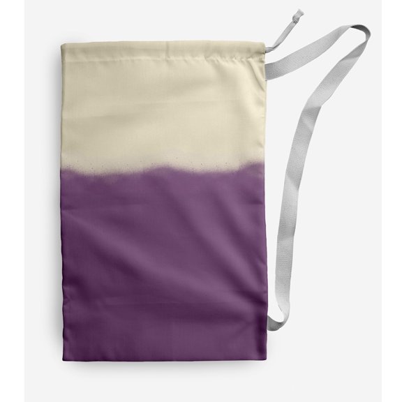 Simply Daisy Dip -Dye 28 x 36 in Purple Laundry Bag