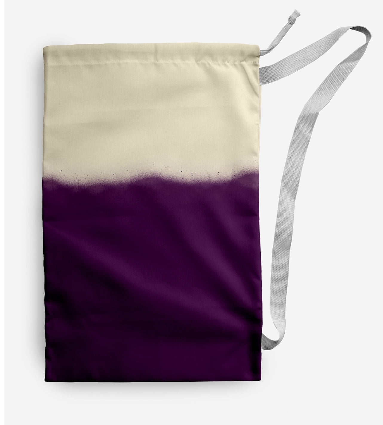 Simply Daisy Dip -Dye 28 x 36 inch Dark Purple Laundry Bag