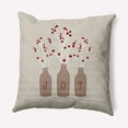 thumbnail image 1 of Simply Daisy Doe Colored Joy Christmas Soft Spun Polyester Indoor/Outdoor Throw Pillow, 16" x 16", 1 of 3