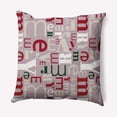 thumbnail image 1 of Simply Daisy Egg Nogg Frosting Colored Crazy Merry Christmas Soft Spun Polyester Decorative Throw Pillow, 26" x 26", 1 of 4