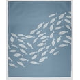 thumbnail image 1 of Simply Daisy Escuela Fleece Throw Blanket, Dusty Smoke, Small Throw, 1 of 4