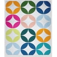 thumbnail image 1 of Simply Daisy Eye Opener Fleece Throw Blanket, Ocean Green, Small Throw, 1 of 4