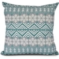 thumbnail image 1 of Simply Daisy, FairIsle Geometric Print Outdoor Pillow, 1 of 2