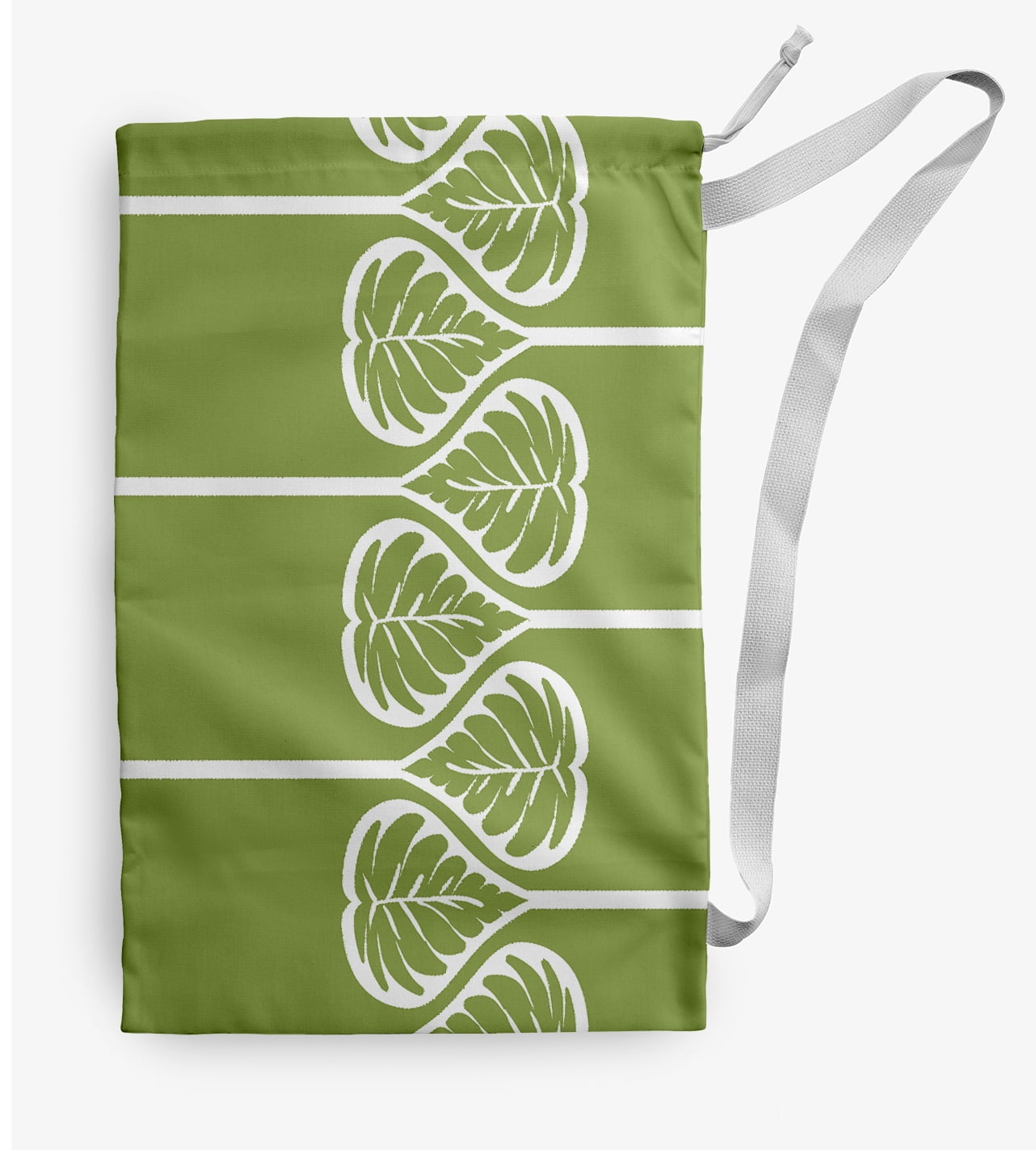Simply Daisy Fern 18 x 29 in Green Laundry Bag