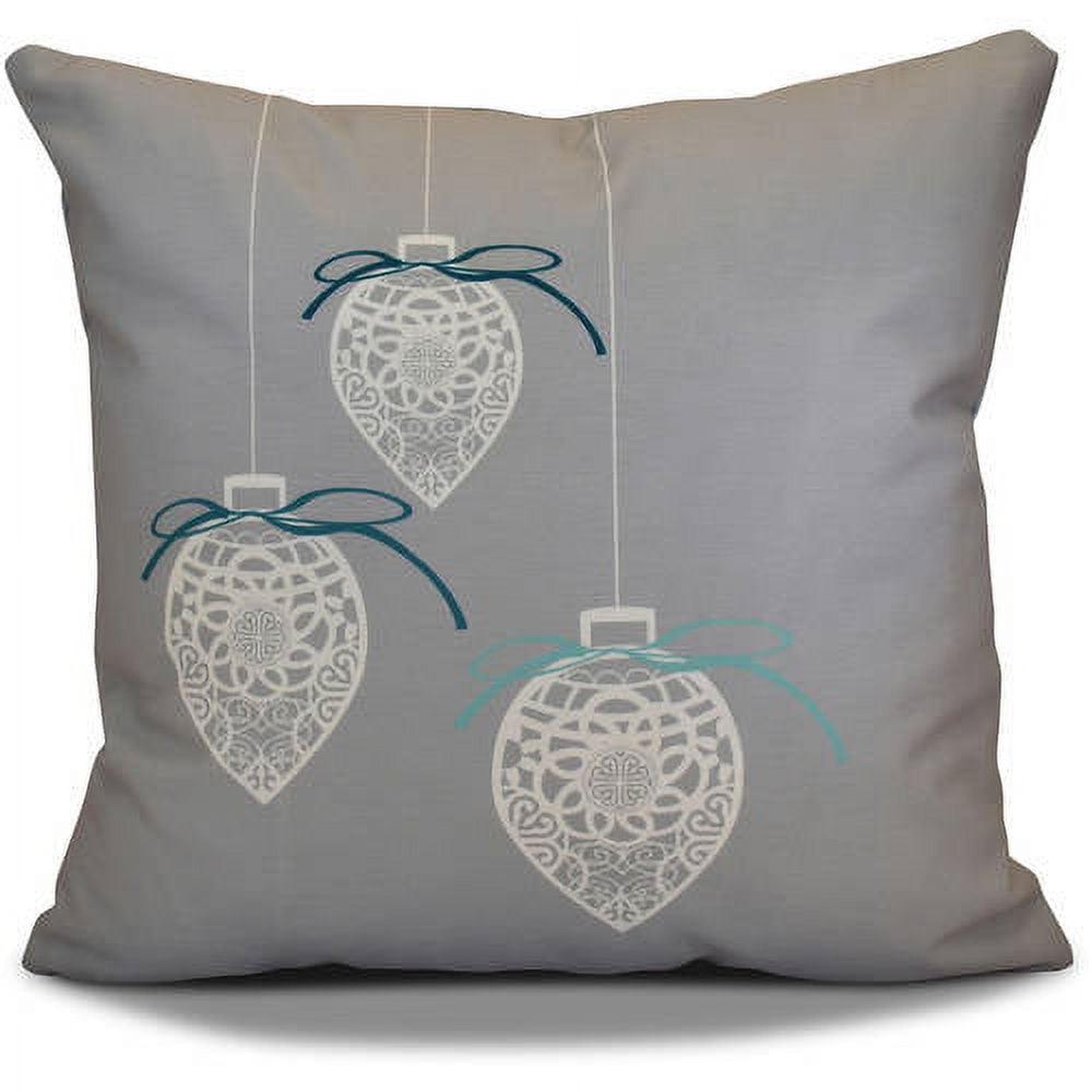 Simply Daisy Filagree Ornaments Geometric Print Outdoor Pillow