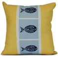 thumbnail image 1 of Simply Daisy, Fish Chips, Animal Print Pillow, 1 of 2
