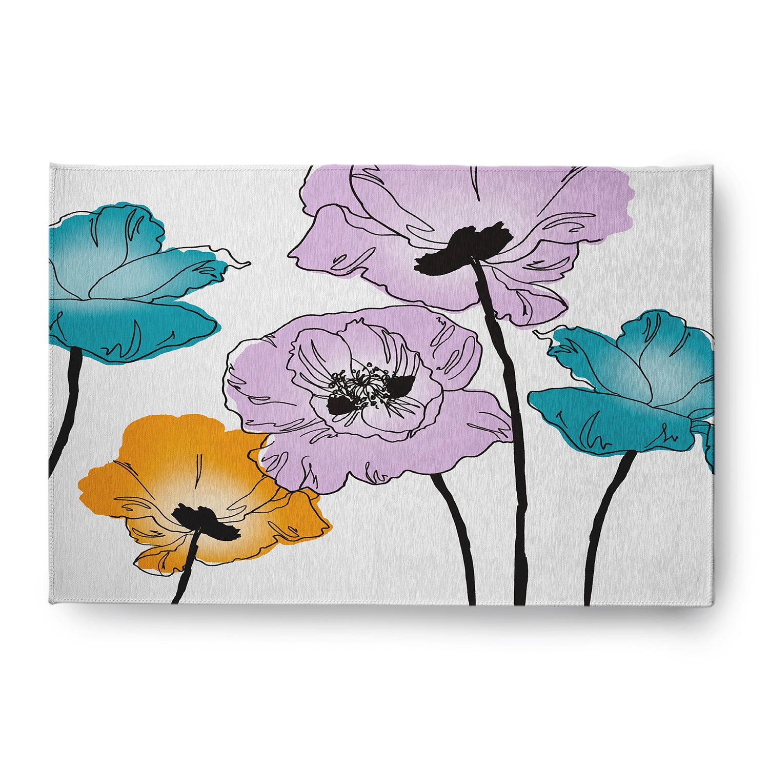 Simply Daisy Flora and Fauna Area Rug, 4' x 6'
