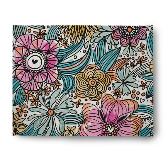 Simply Daisy Flora and Fauna Area Rug, 8' x 10'