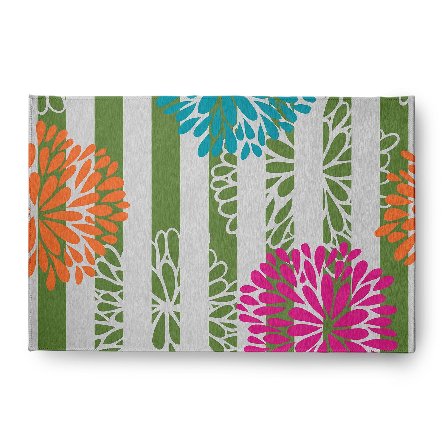 Simply Daisy Flora and Fauna Floral Area Rug, 48 in x 72 in