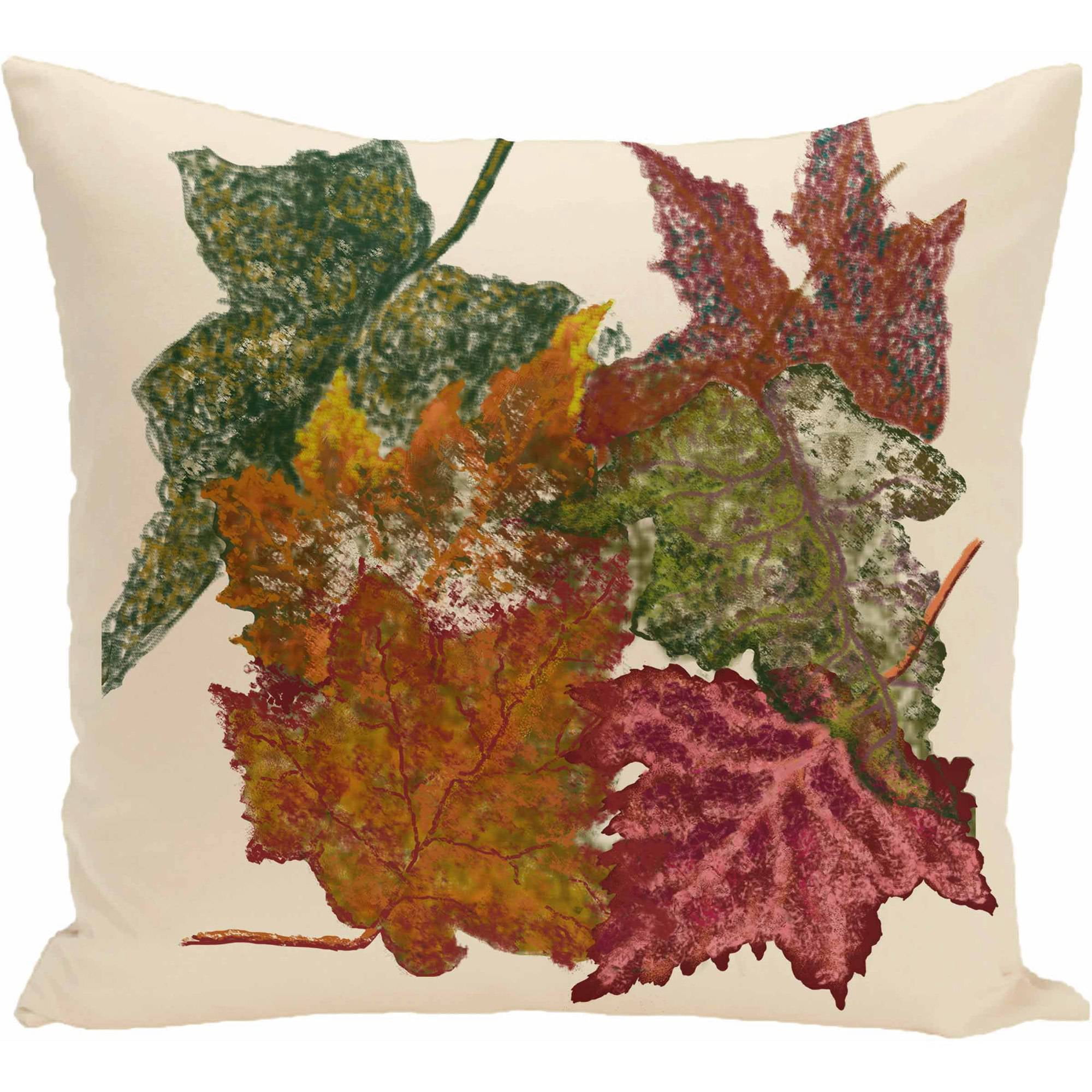 Simply Daisy Floral Print Decorative Pillow, 16" x 16"