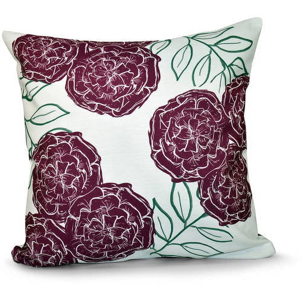 Simply Daisy Floral Print Decorative Pillow, 16" x 16"