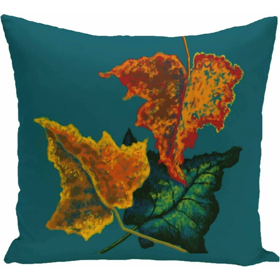 Simply Daisy Floral Print Decorative Pillow, 16" x 16"