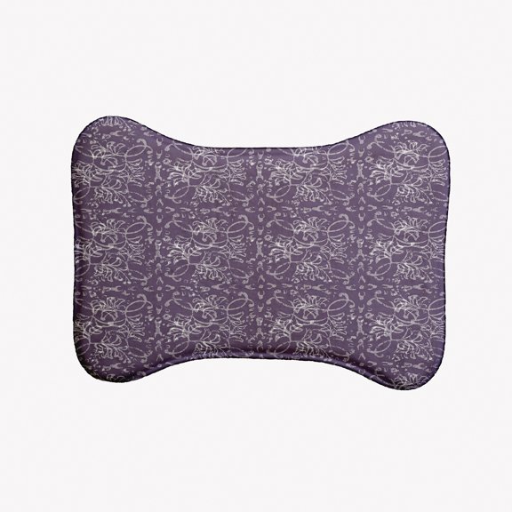 Simply Daisy Floral Tangle Bone Shape Pet Feeding Mat for Dogs