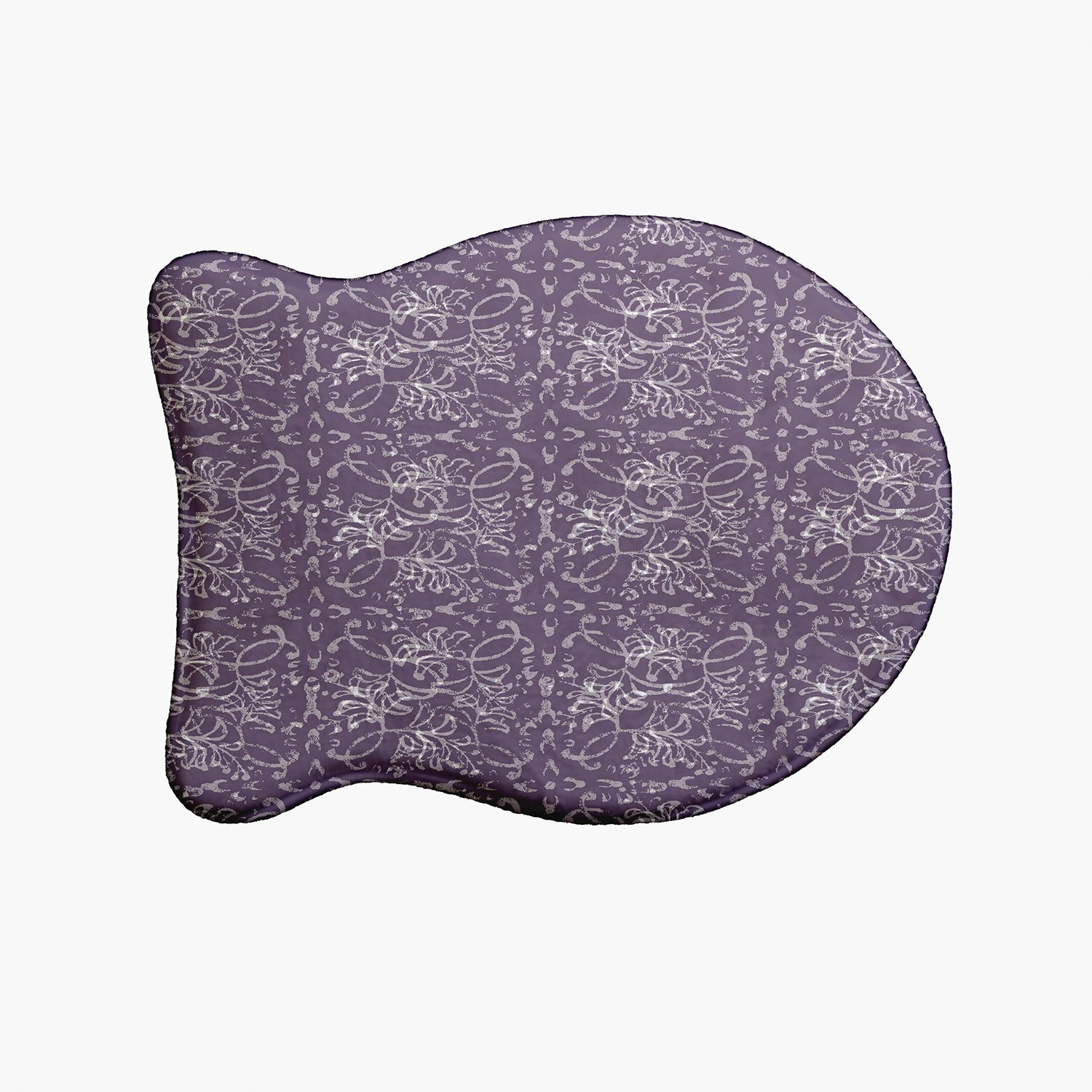 Simply Daisy Floral Tangle Fish Shape Pet Feeding Mat for Cats