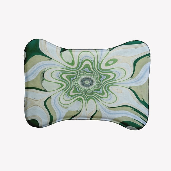 Simply Daisy Flower Bone Shape Pet Feeding Mat for Dogs