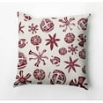 thumbnail image 1 of Simply Daisy Fossil Formation Outdoor Pillow, Red/White, 14 in x 20 in, 1 of 5