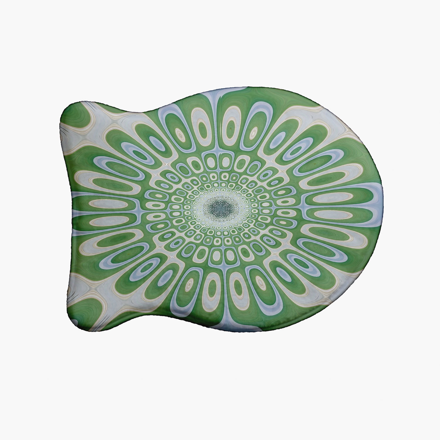 Simply Daisy Frog's Eye Fish Shape Pet Feeding Mat for Cats