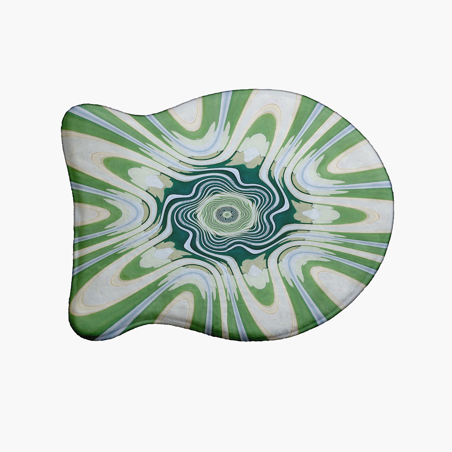 Simply Daisy Froggy Flower Fish Shape Pet Feeding Mat for Cats