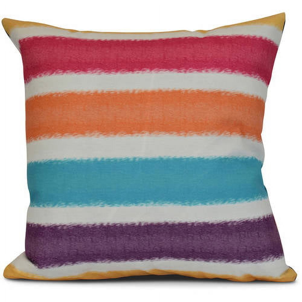 Simply Daisy, Fun in the Sun, Stripe Print Pillow