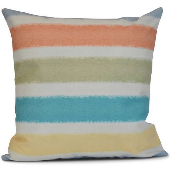 Simply Daisy, Fun in the Sun, Stripe Print Pillow