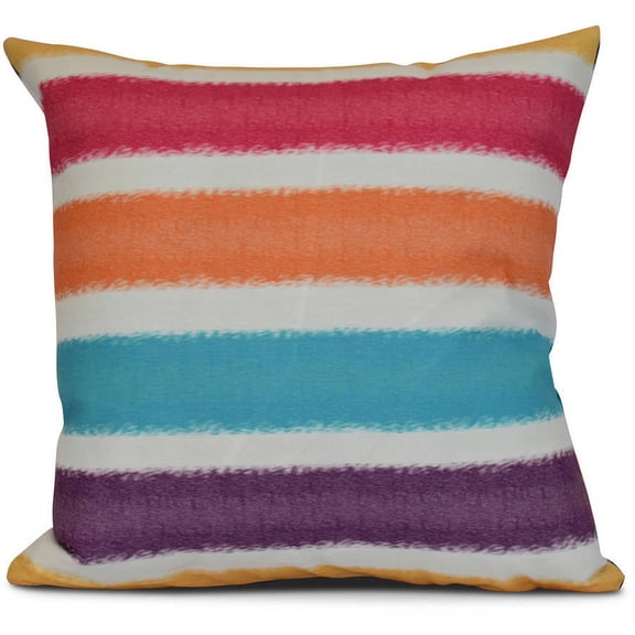 Simply Daisy, Fun in the Sun, Stripe Print Pillow