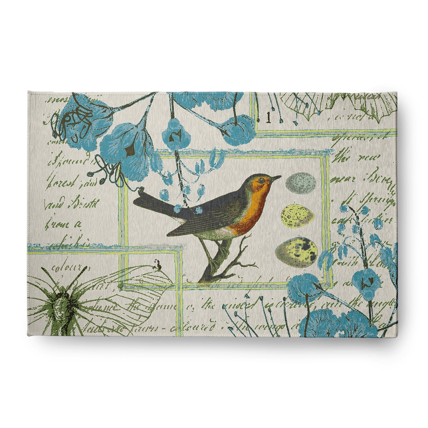 Simply Daisy Funky Junky Bird Area Rug, 4' x 6'