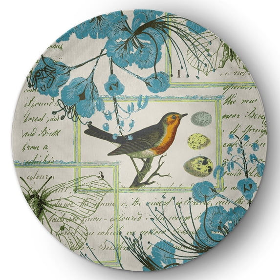 Simply Daisy Funky Junky Bird Area Rug, 5' x 5'
