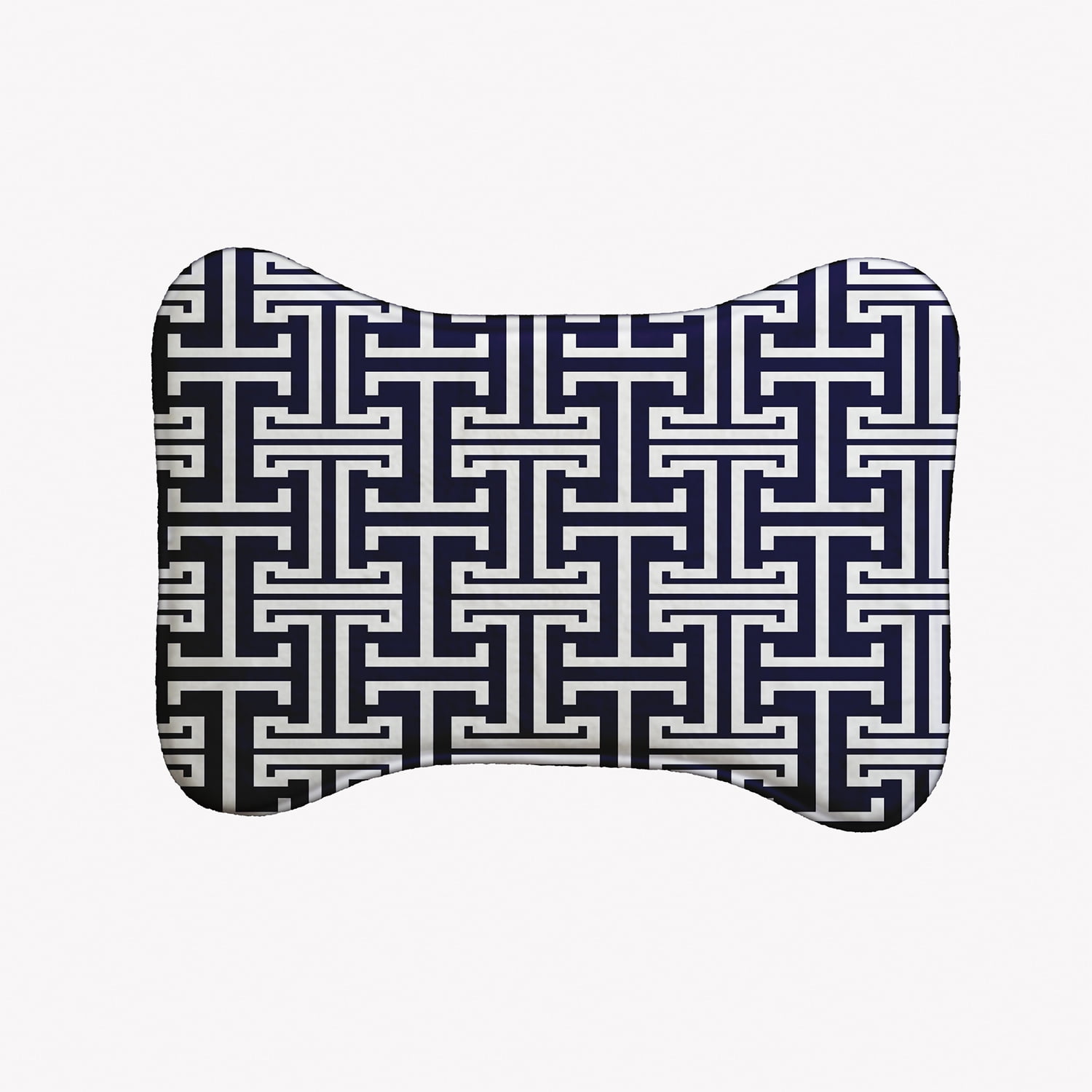 Simply Daisy Geometric Bone Shape Pet Feeding Mat for Dogs