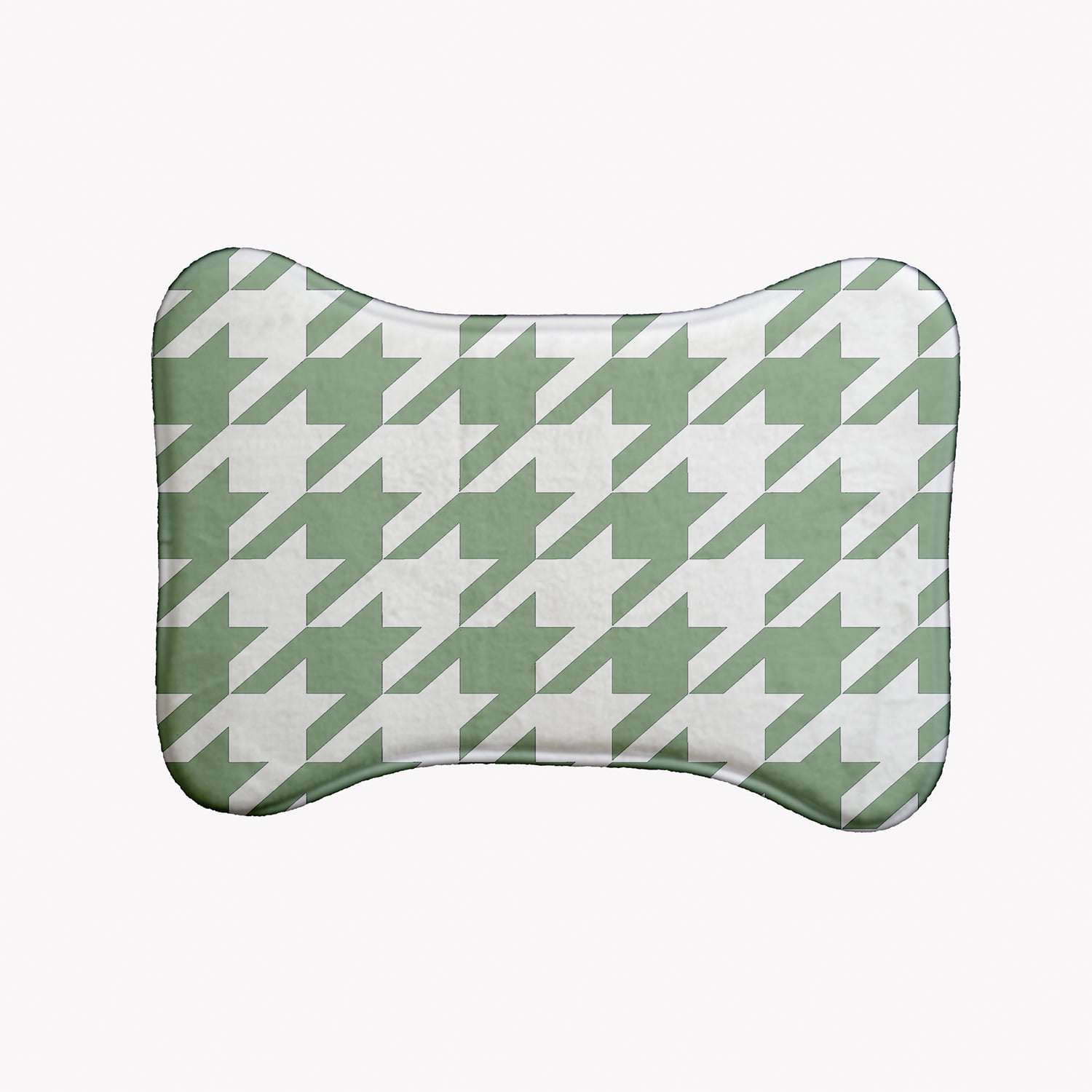 Simply Daisy Geometric Bone Shape Pet Feeding Mat for Dogs
