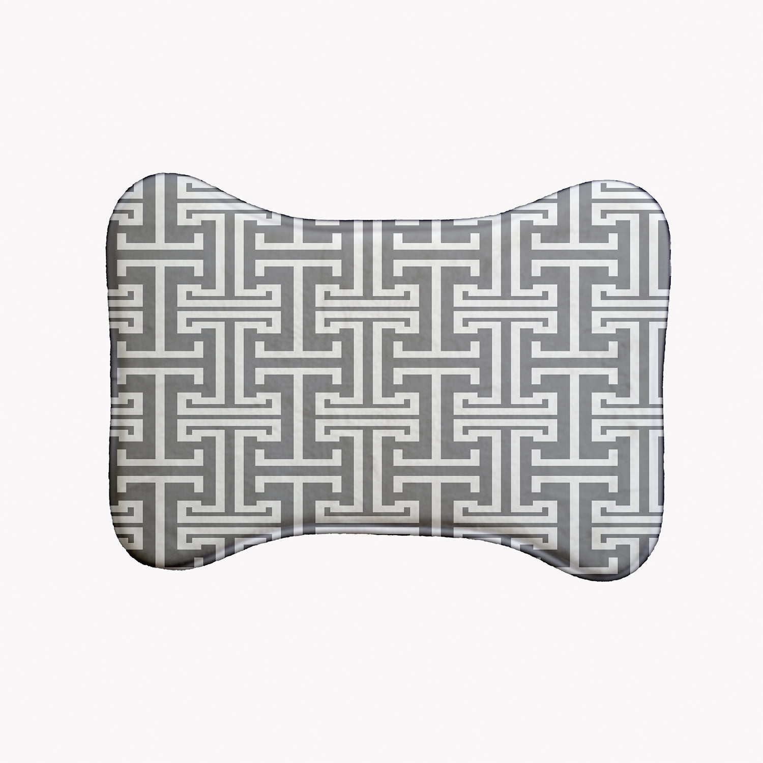 Simply Daisy Geometric Bone Shape Pet Feeding Mat for Dogs