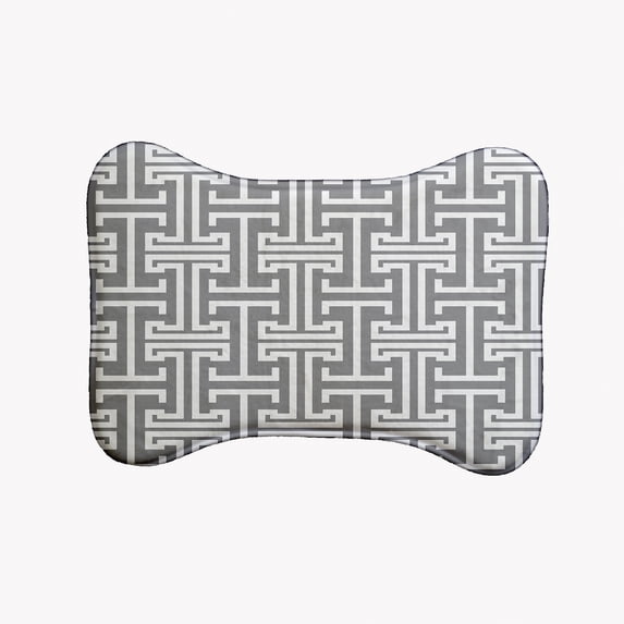 Simply Daisy Geometric Bone Shape Pet Feeding Mat for Dogs