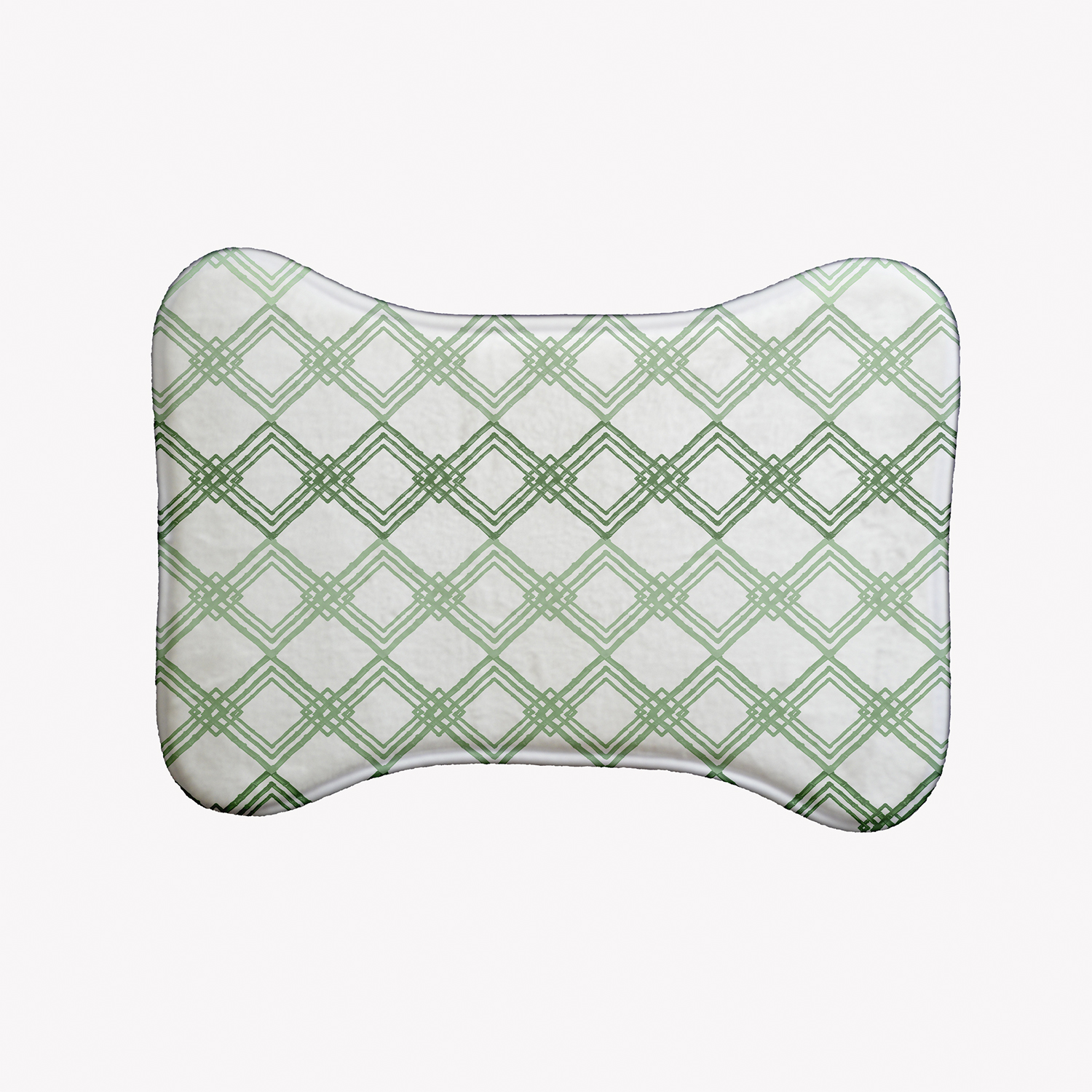 Simply Daisy Geometric Bone Shape Pet Feeding Mat for Dogs
