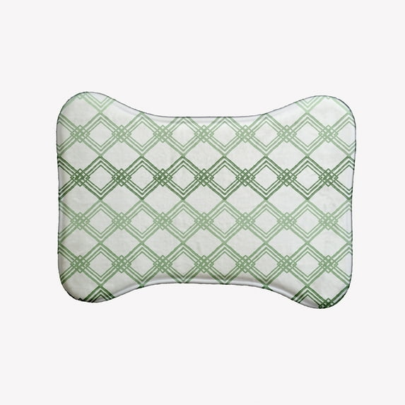Simply Daisy Geometric Bone Shape Pet Feeding Mat for Dogs