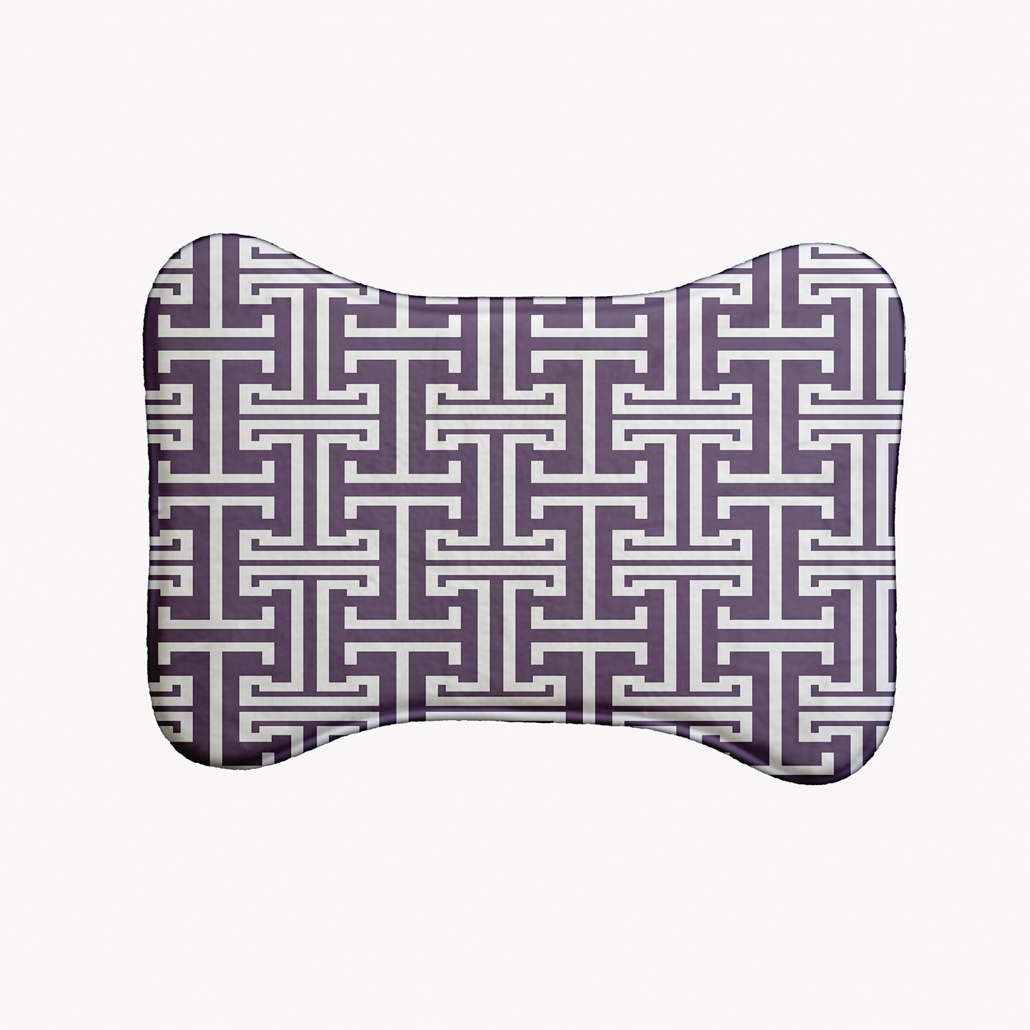 Simply Daisy Geometric Bone Shape Pet Feeding Mat for Dogs