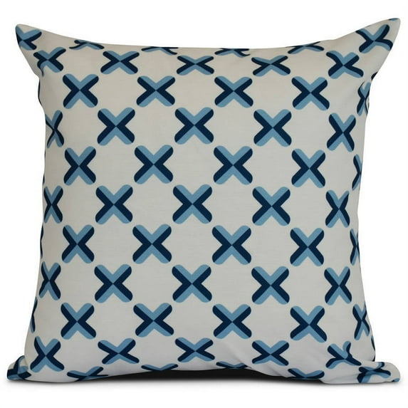 Simply Daisy, Geometric, Criss Cross Outdoor Pillow